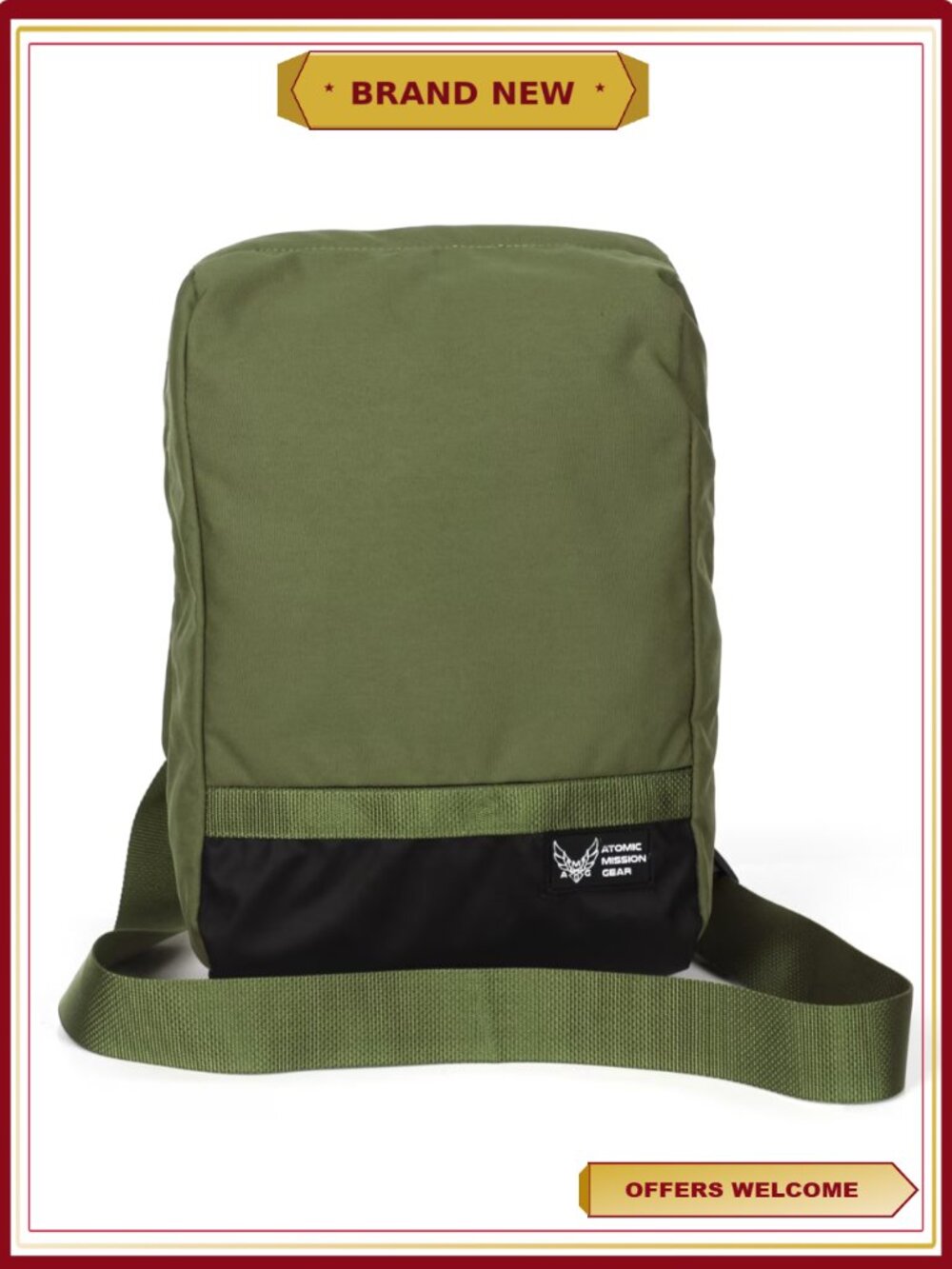 Unisex Nylon Crossbody Sling Bag Military Tactical Small